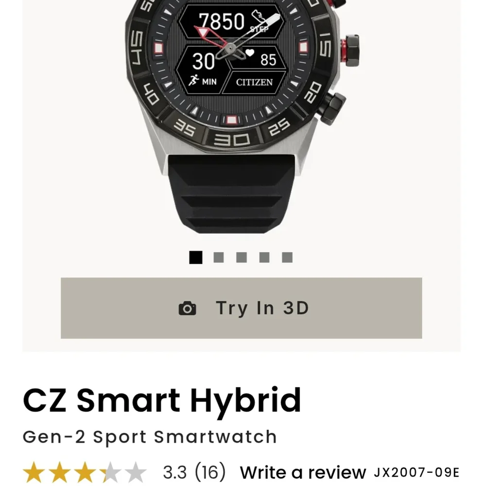 Citizen Black Chronograph Watch , Last One Available